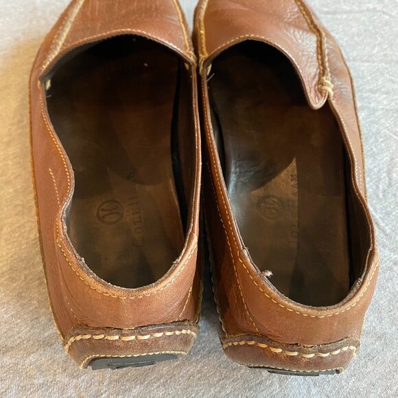 Cole Hann C02182 Venetian Dress Shoes Loafers Brown Leather Slip-On Size 10.5 - Picture 5 of 9